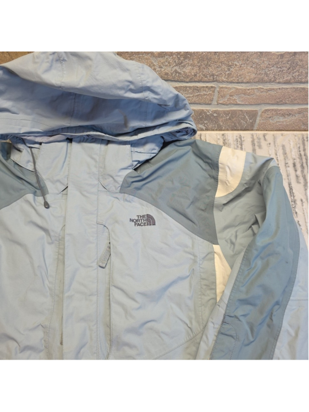 The North Face Jacket Womens MmBlue HyVent Hooded Insulated Waterproof Sz XL